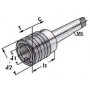 Mandrin de taraudage avec compensation longitudinale DIN 228