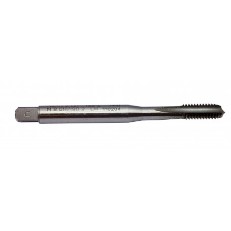 Machine tap DIN 376 metric HSS-E Left M10x1.5 reinforced shank