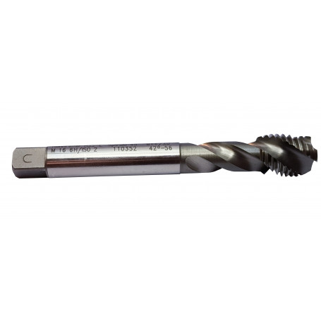 Machine tap DIN 376 HSS-E for aluminium M12 reduced shank