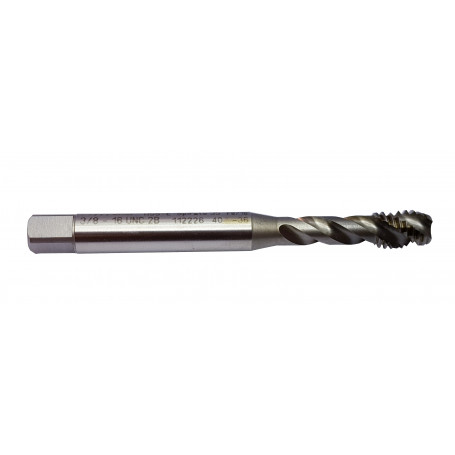 Machine tap UNC dulofix 3/8-16 reinforced shank