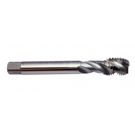 Machine tap UNC spirlo 1-8 reduced shank