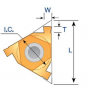 Internal grooving inserts