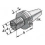 Mandrin de taraudage avec compensation longitudinale BT30