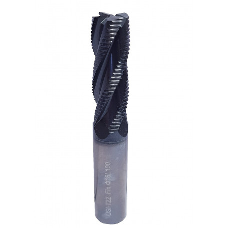 Carbide end mill-Roughing fine tooth-standard