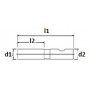 HSS standard 4 flutes mill  +TIALNØ 6x13x57