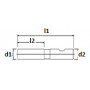 HSS roughing standard 3-6 flutes mill  +TIALNØ 8X19X69