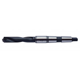 Standard drill with taper-shank spiral flute