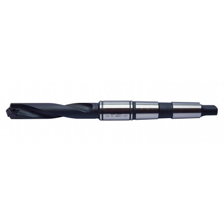 Standard drill with taper-shank spiral flute