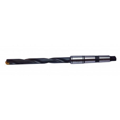 Standard drill with taper-shank spiral flute