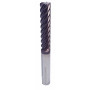 Carbide multi-flutes 45° helix end mill XL