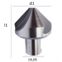 Chamfering end mill 90° Weldom for magnetic machines