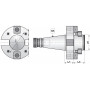 Face mill holder with screw - DIN 2080