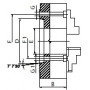 Mandrin de tour 3 mors concentriques Din 55026