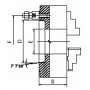 Centring chuck - 3-jaw  DIN 55027