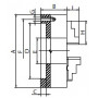 Mandrin de tour 4 mors concentriques Din 6350