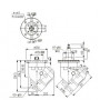 Milling head  45°