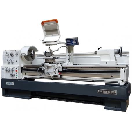strong lathe machine T56/1500 with spindle bore 105mm