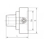 5C-collet chuck, centre mount