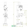 Perceuse à colonne avec boite de vitesse  DMF28