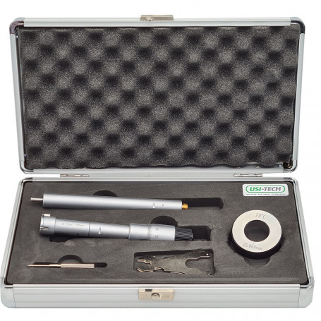 Three-point internal micrometers with extention and setting ring 20-25mm