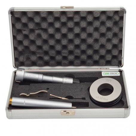 Three-point internal micrometers with extention and setting ring 40-50mm