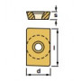 Carbide milling insert ISO APMT160408PDER U908TI