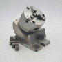 Indexing fixture inclinable three-jaw lathe chuck