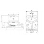 Indexing fixture inclinable three-jaw lathe chuck