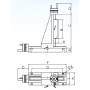 Horizontal/vertical sliding table