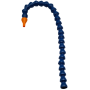 Flexible loc line hose ½'' length 550 mm with flow nozzle dia 6.35