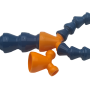 Flexible loc-line 1/2 reduction with 2 1/4 outlets