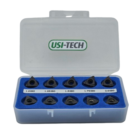 Kit external threading insert ISO 60° PITCH  1.0 - 1.25 - 1.5 - 1.75 - 2.0