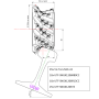 1/20 rail head diabolo milling cutter profile UIC60 PRICE ON REQUEST