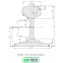 UIC54 Rail Profile