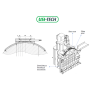 Tête de fraisage sur chariot 37.5KW