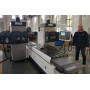Horizontal double milling machine for fishplate milling