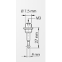 Short probe for 3D sensor