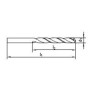 Foret cylindrique long HSS-E Din 340