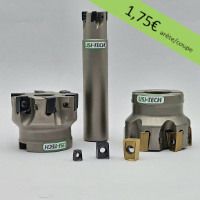 Face milling cutter 90° with4 cutting edege insert
