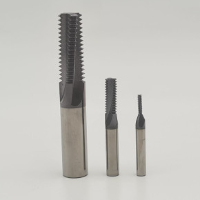 Carbide threading end mill