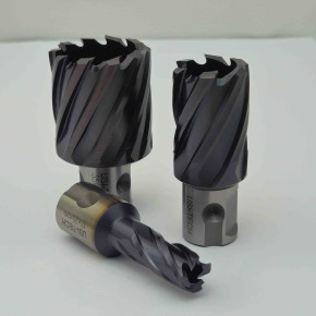 HSS annular cutter universal shank 30mm with Tialn coating