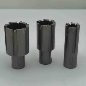 Hollow drill with carbide inserts, special rail cutting length 25mm