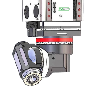Position CNC angular milling head