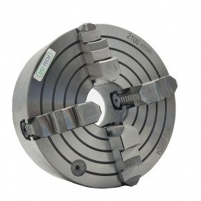 Standard four-jaw lathe chuck