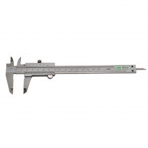 Vernier caliper with lower screw